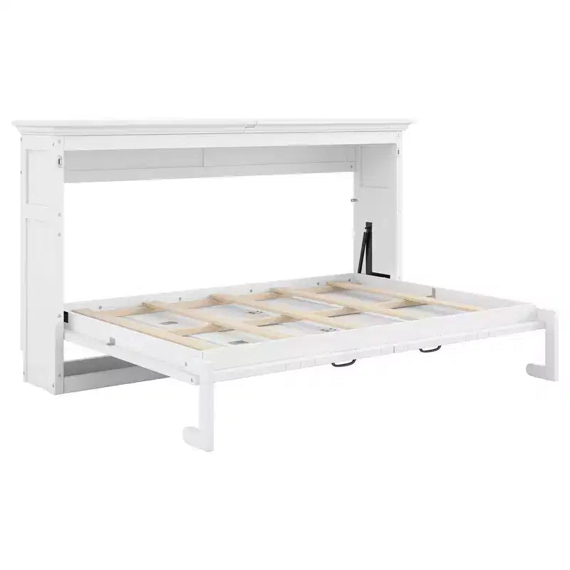 Lit escamotable double/complet – Se transforme en armoire, design compact – ModernLuxe