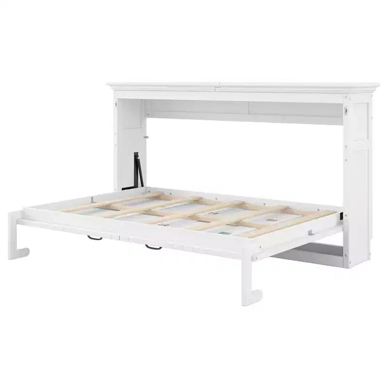 Lit escamotable double/complet – Se transforme en armoire, design compact – ModernLuxe