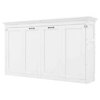 Lit escamotable double/complet – Se transforme en armoire, design compact – ModernLuxe