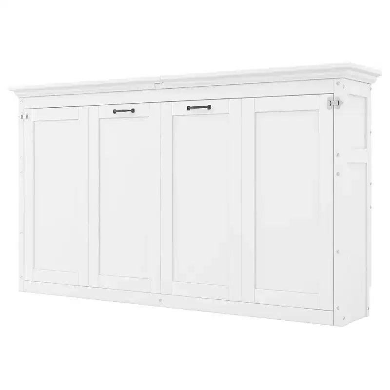 Lit escamotable double/complet – Se transforme en armoire, design compact – ModernLuxe