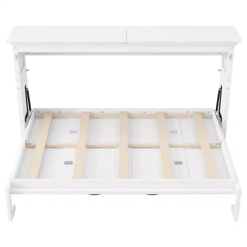 Lit escamotable double/complet – Se transforme en armoire, design compact – ModernLuxe