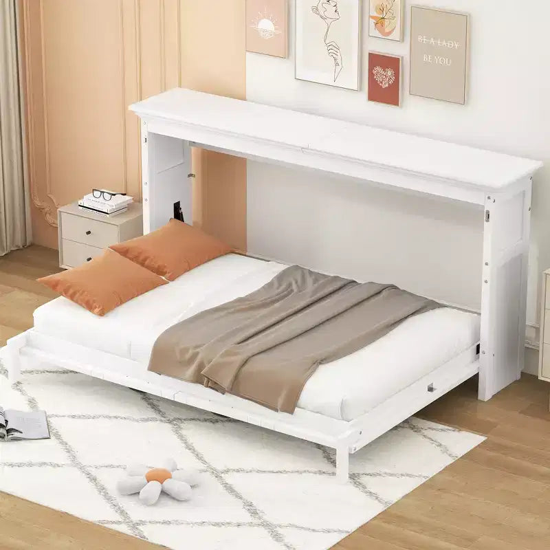 Twin/Full Size Murphy Bed, Foldable Bed - Transforms into a Cabinet, Space Saving Design - ModernLuxe