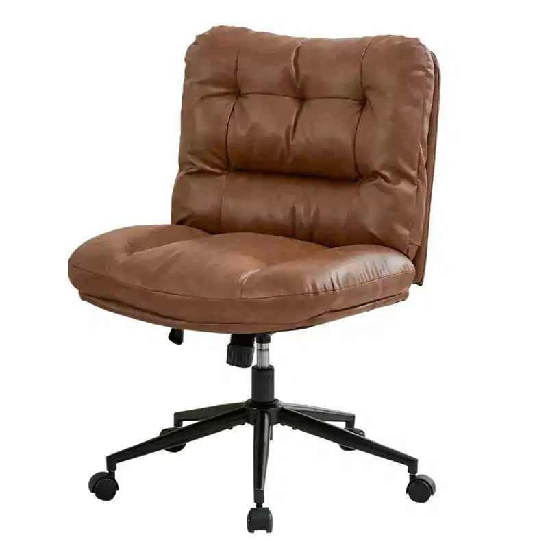 Chaise de bureau ergonomique avec pivotement à 360°, réglage de la hauteur et de l'inclinaison, assise large en forme de U, tissu doux en chenille, 4 coloris