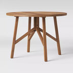 Table à manger ronde en bois 42 po à pieds croisés Clarksburg – Threshold