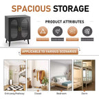 Meuble à chaussures surélevé avec panneau solaire et 2 portes Karl Home, LED 7 couleurs USB, 4 niveaux, 68 cm (L)