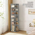 Karl Home Meuble à Chaussures WPC Rotatif à 360° à 7 Niveaux, Hauteur 72,4 po