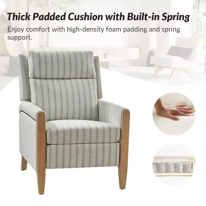 Fauteuil inclinable inclinable Rosa (lot de 2) - BEIGE