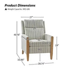 Fauteuil inclinable inclinable Rosa (lot de 2) - BEIGE