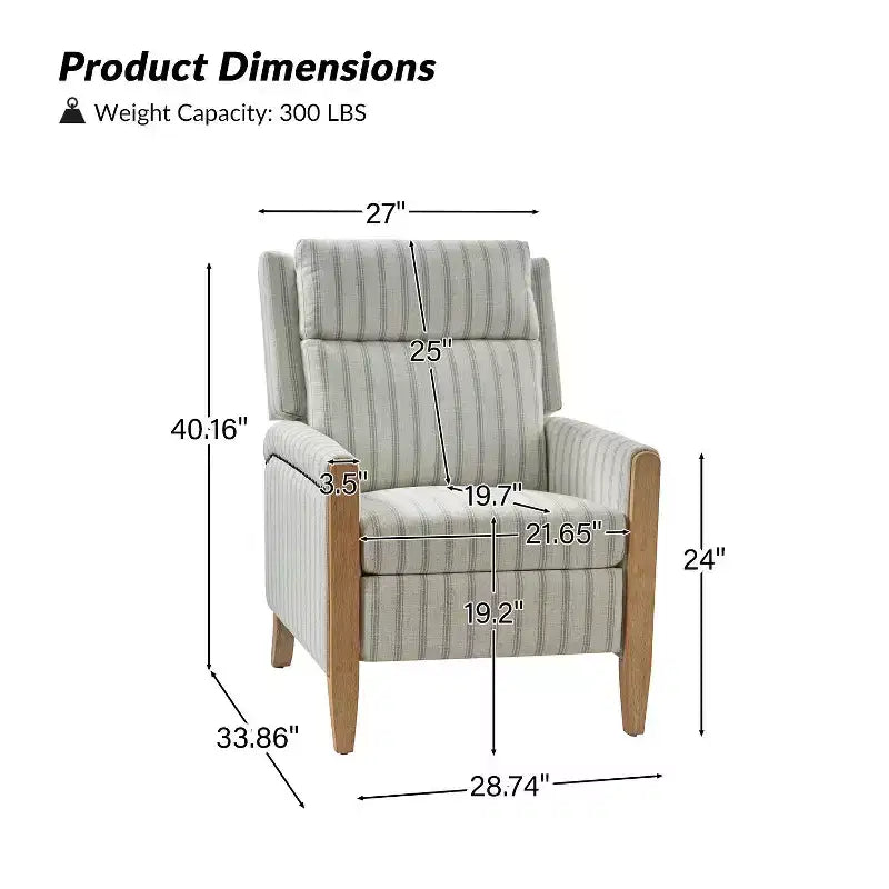 Fauteuil inclinable inclinable Rosa (lot de 2) - BEIGE
