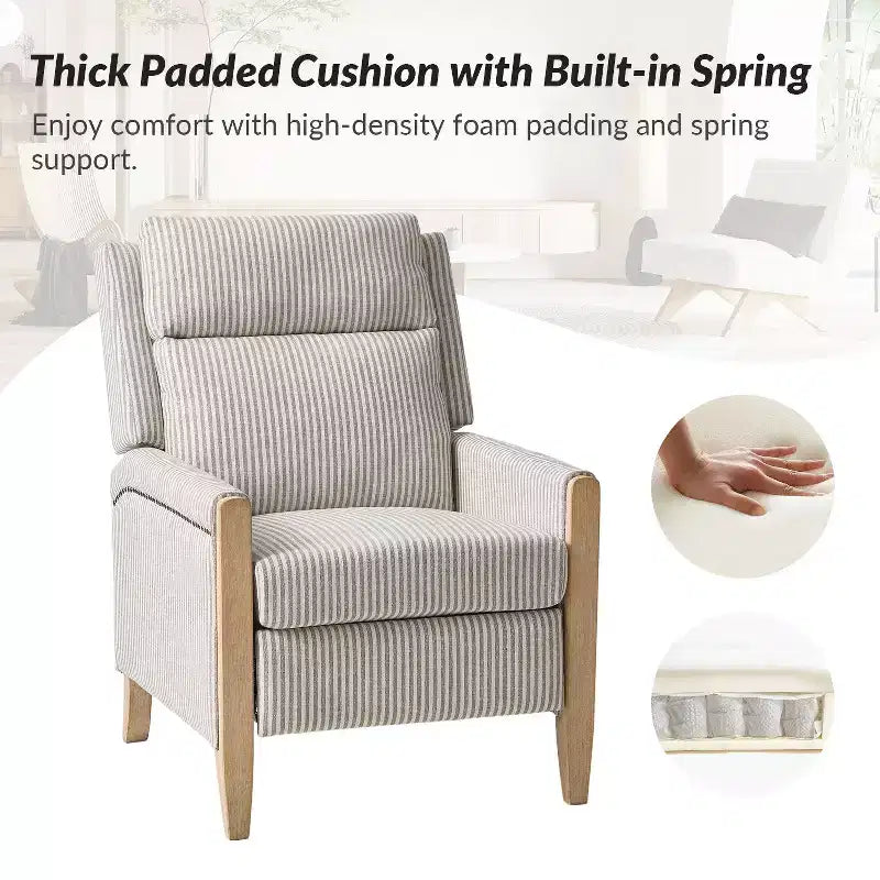 Fauteuil inclinable inclinable Rosa (lot de 2) - BEIGE