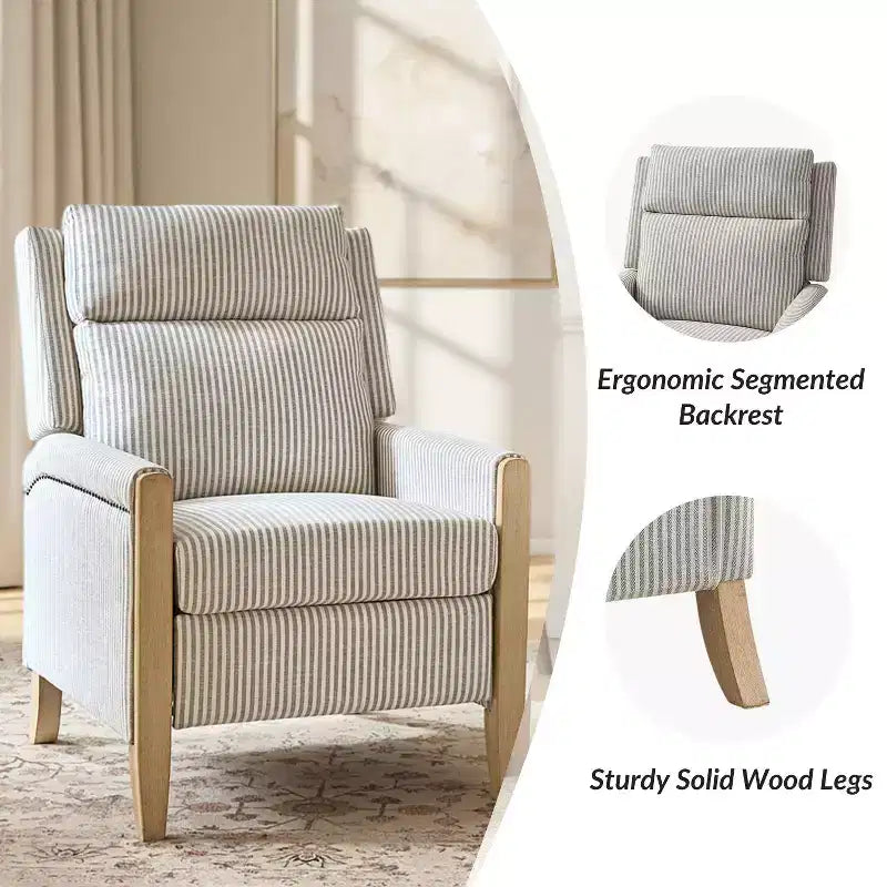 Fauteuil inclinable inclinable Rosa (lot de 2) - BEIGE