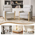 Fauteuil inclinable inclinable Rosa (lot de 2) - BEIGE