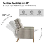 Fauteuil inclinable inclinable Rosa (lot de 2) - BEIGE