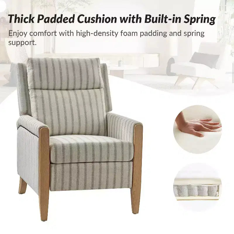Fauteuil inclinable inclinable Rosa (lot de 2) - BEIGE
