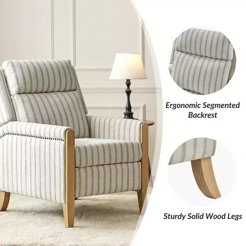 Fauteuil inclinable inclinable Rosa (lot de 2) - BEIGE