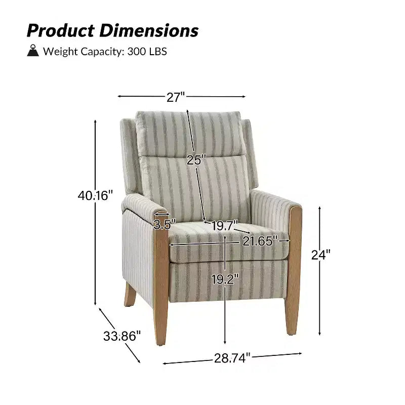 Fauteuil inclinable inclinable Rosa (lot de 2) - BEIGE