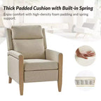Fauteuil inclinable inclinable Rosa (lot de 2) - BEIGE