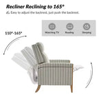 Fauteuil inclinable inclinable Rosa (lot de 2) - BEIGE
