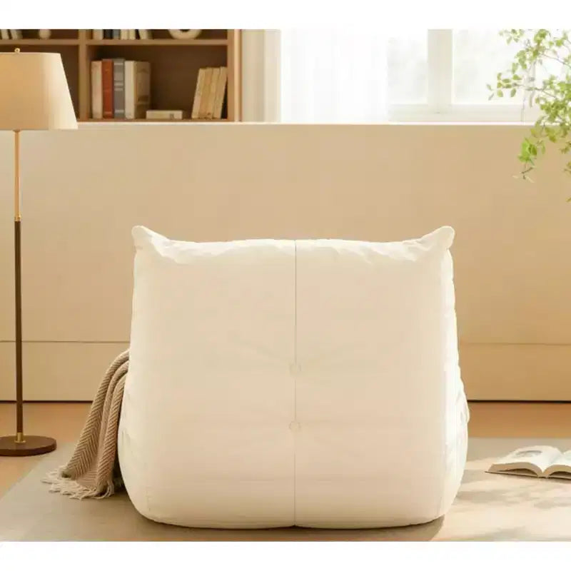 Canapé géant poire pour le sol, canapé paresseux en mousse à mémoire de forme pour adultes, grand pouf en simili cuir sans accoudoirs pour salon, chambre, dortoir, bureau