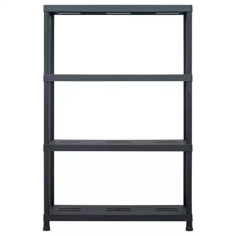 vidaXL Étagères de rangement 2 pcs Noir 220 kg 90x40x138 cm Plastique