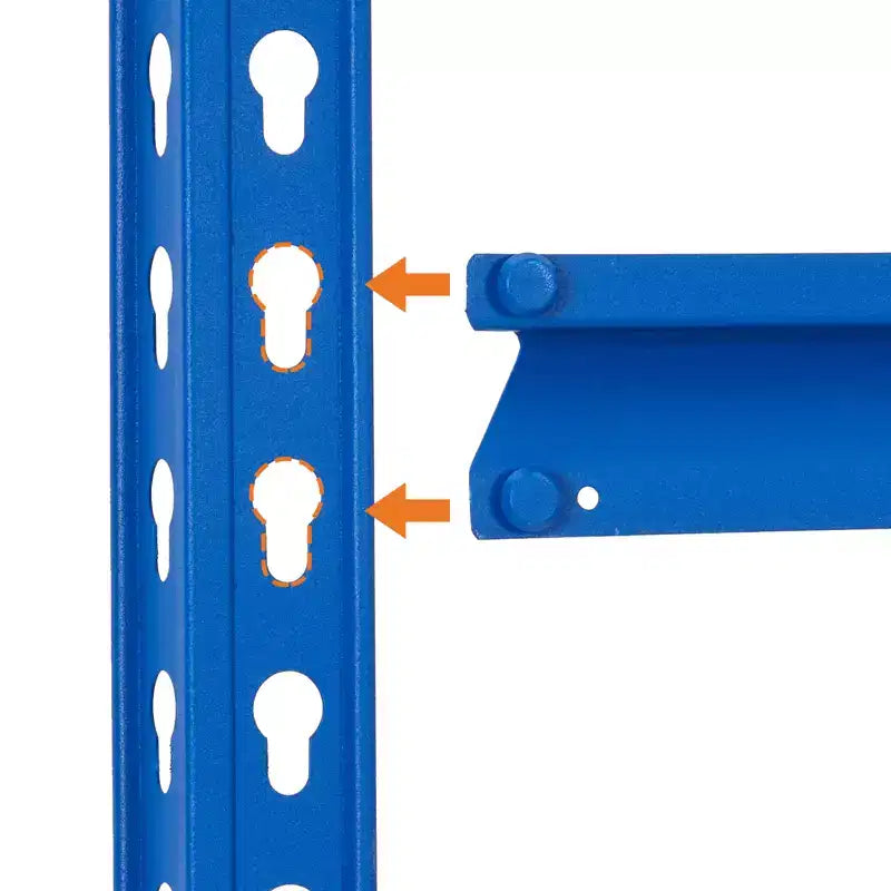 Étagère de garage, capacité de 1 134 kg, étagères de rangement réglables en acier, rayonnages de rangement robustes pour sous-sol, entrepôt, atelier