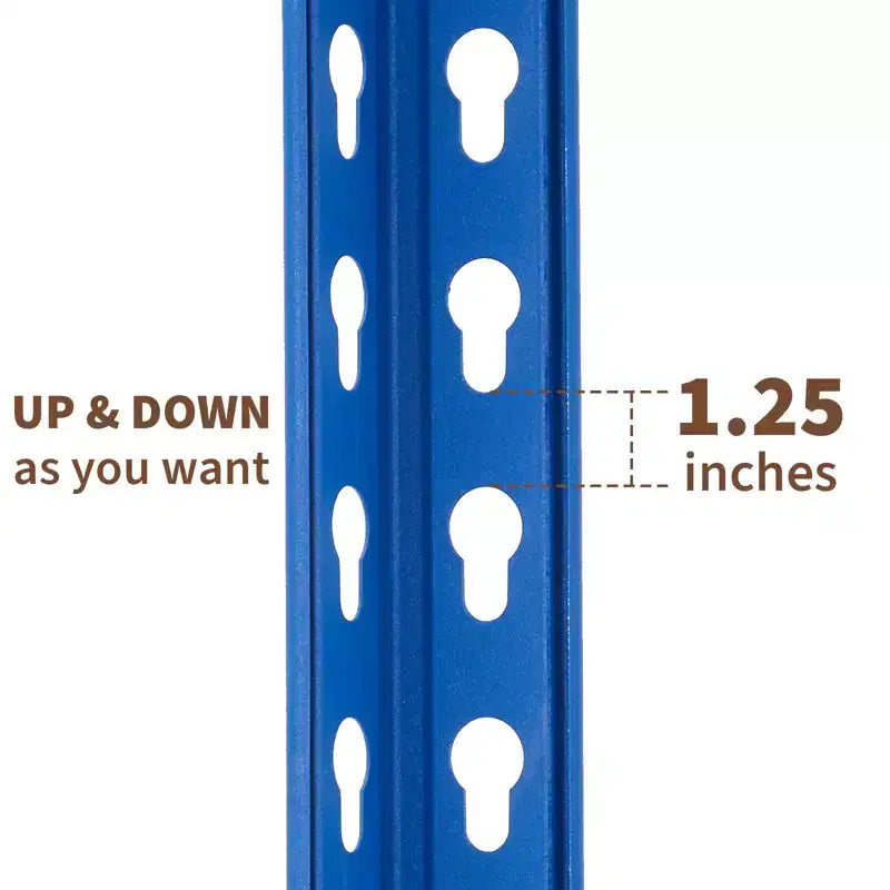 Étagère de garage, capacité de 1 134 kg, étagères de rangement réglables en acier, rayonnages de rangement robustes pour sous-sol, entrepôt, atelier