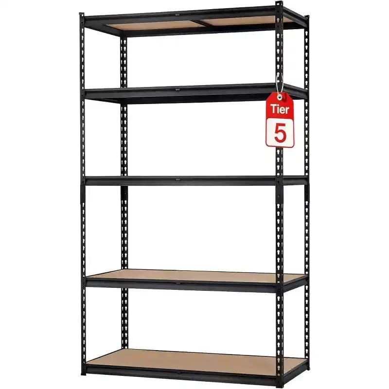 Étagère de garage, capacité de 1 134 kg, étagères de rangement réglables en acier, rayonnages de rangement robustes pour sous-sol, entrepôt, atelier