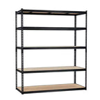 Étagère de garage, capacité de 1 134 kg, étagères de rangement réglables en acier, rayonnages de rangement robustes pour sous-sol, entrepôt, atelier