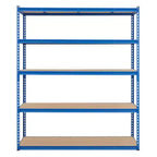 Étagère de garage, capacité de 1 134 kg, étagères de rangement réglables en acier, rayonnages de rangement robustes pour sous-sol, entrepôt, atelier