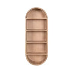 Étagère Murale Capsule Kate and Laurel Hutton Wood, Naturel, 13x33