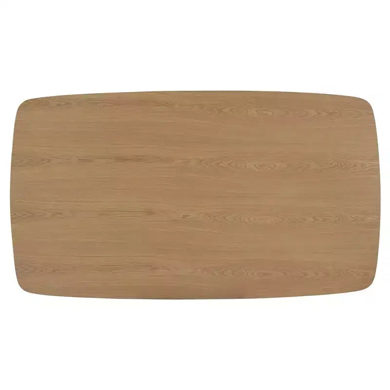 Ensemble de salle à manger Cortland en chêne naturel style mi-siècle, hauteur comptoir, largeur 160 cm - iNSPIRE Q