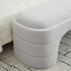 Banc rembourré ModernLuxe – Bout de lit rembourré – Banc minimaliste – Ottoman – Banc d'entrée – Repose-pieds