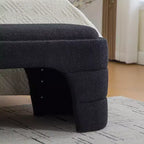 Banc rembourré ModernLuxe – Bout de lit rembourré – Banc minimaliste – Ottoman – Banc d'entrée – Repose-pieds