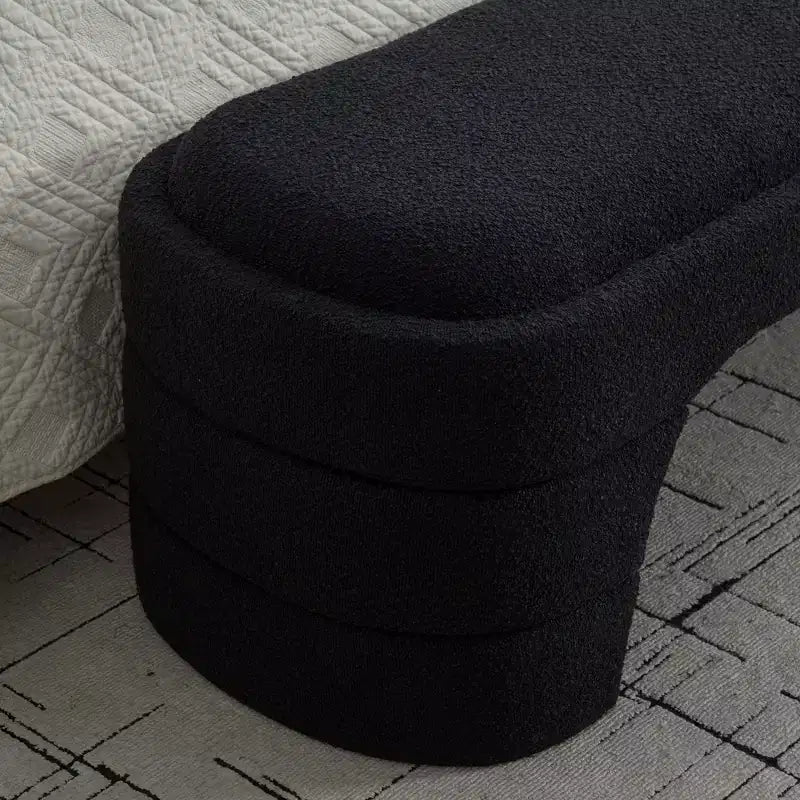 Banc rembourré ModernLuxe – Bout de lit rembourré – Banc minimaliste – Ottoman – Banc d'entrée – Repose-pieds