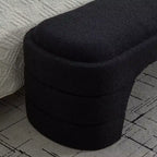 Banc rembourré ModernLuxe – Bout de lit rembourré – Banc minimaliste – Ottoman – Banc d'entrée – Repose-pieds