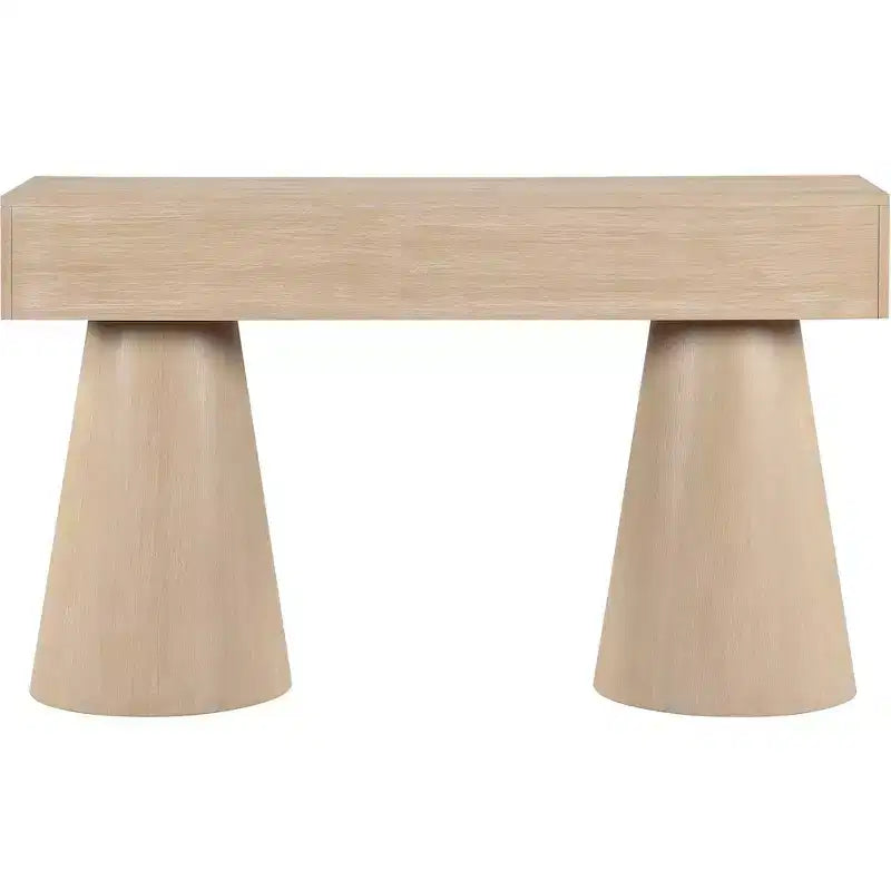 Table console Bracciano en placage de chêne naturel Meridian Furniture
