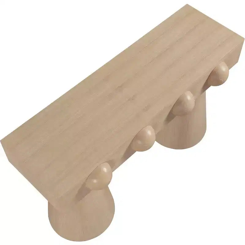 Table console Bracciano en placage de chêne naturel Meridian Furniture