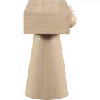 Table console Bracciano en placage de chêne naturel Meridian Furniture