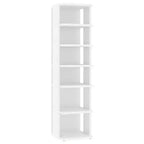 vidaXL Shoe Cabinet White Engineered wood Tall and narrow Shoe Cabinet