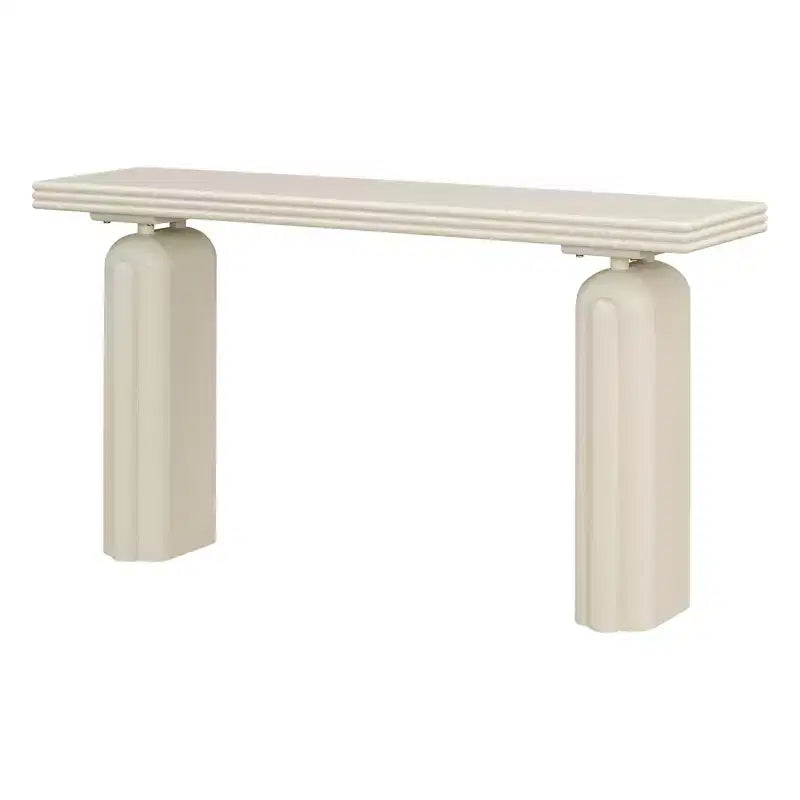 Console en placage d'acacia GDFStudio Mitchell, chic, élégante et luxueuse