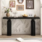 Console en placage d'acacia GDFStudio Mitchell, chic, élégante et luxueuse