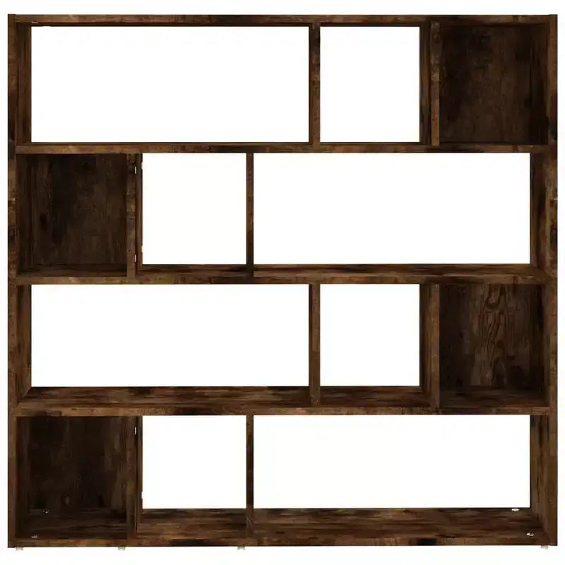 vidaXL Bibliothèque/Séparateur de pièce Chêne fumé 41.3x9.4x40.2