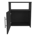 HomeRoots 23 Table de chevet en bois noir