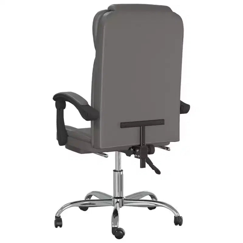 vidaXL Fauteuil de bureau inclinable noir Similicuir, métal, contreplaqué