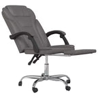 vidaXL Fauteuil de bureau inclinable noir Similicuir, métal, contreplaqué