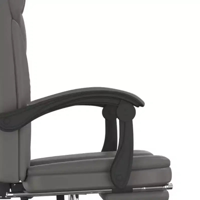 vidaXL Fauteuil de bureau inclinable noir Similicuir, métal, contreplaqué