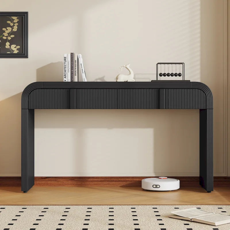 Console moderne unique à silhouette arrondie
