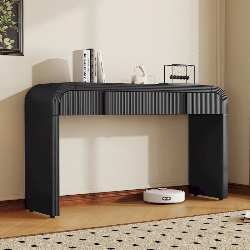 Console moderne unique à silhouette arrondie