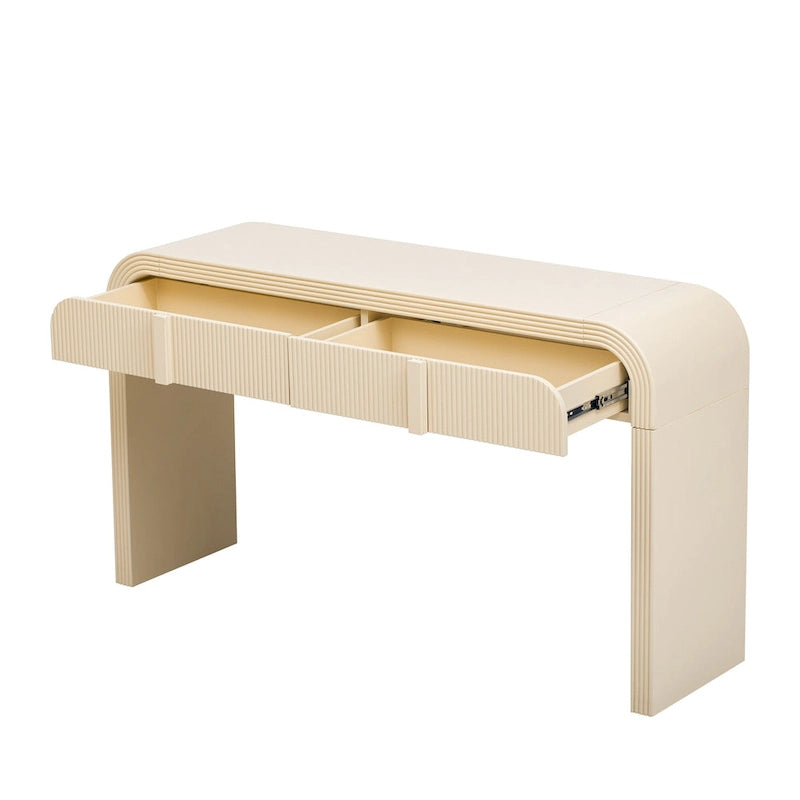 Console moderne unique à silhouette arrondie