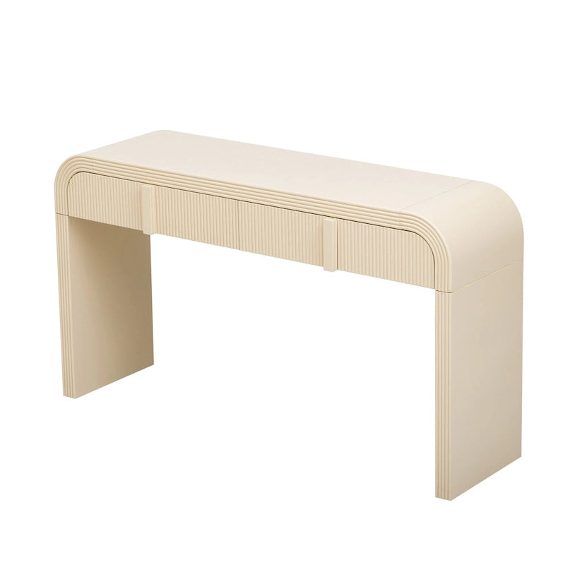 Console moderne unique à silhouette arrondie